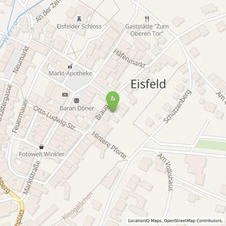 Standortübersicht der Tankstelle Kristin Fischer in 98673 Eisfeld