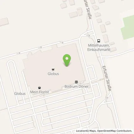 Standortübersicht der Tankstelle EnBW mobility+ AG und Co.KG in 99095 Erfurt