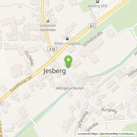 Standortübersicht der Tankstelle EAM Natur Energie GmbH in 34632 Jesberg