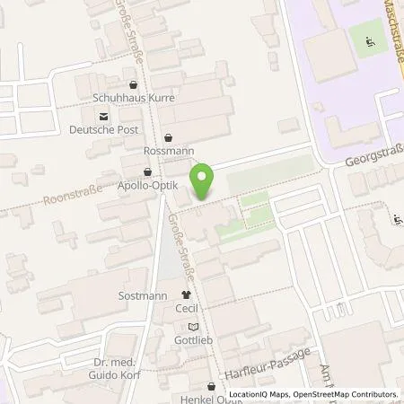 Standortübersicht der Tankstelle Kreissparkasse Bersenbrück Anstalt des öffentlichen Rechts in 49565 Bramsche