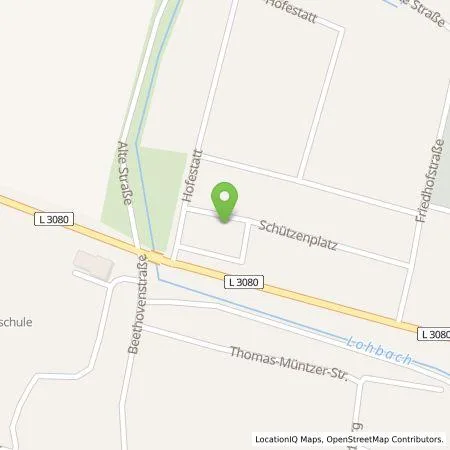 Standortübersicht der Tankstelle Energieversorgung Nordhausen GmbH in 99765 Görsbach