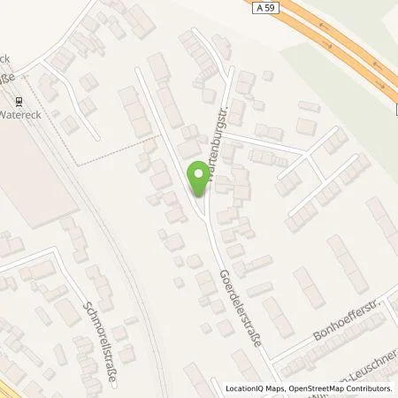 Standortübersicht der Tankstelle Stadtwerke Duisburg AG in 47178 Duisburg