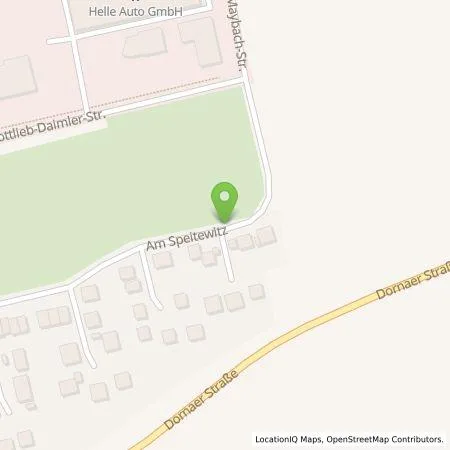 Standortübersicht der Tankstelle Energieversorgung Gera GmbH in 07552 Gera