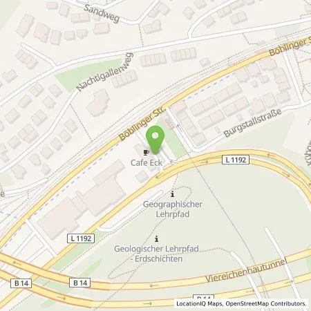 Standortübersicht der Tankstelle eze.network GmbH in 70199 Stuttgart