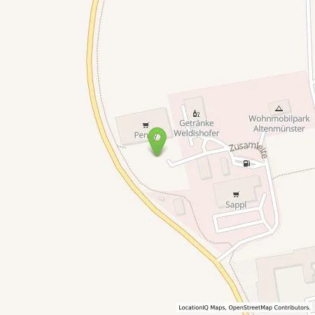 Standortübersicht der Tankstelle EnBW mobility+ AG und Co.KG in 86450 Altenmünster