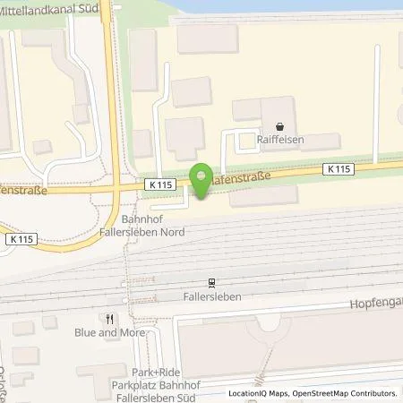 Standortübersicht der Tankstelle Evry Operations GmbH in 38442 Wolfsburg