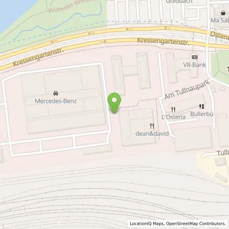 Standortübersicht der Tankstelle Mercedes- Benz AG - Niederlassung Nürnberg in 90402 Nürnberg