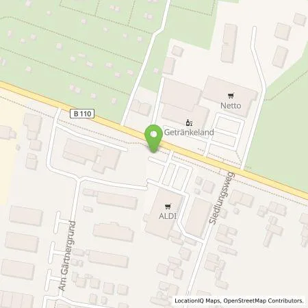 Standortübersicht der Tankstelle Mer Germany GmbH in 18195 Tessin