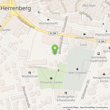 Standortübersicht der Tankstelle Bürgerenergie Nordschwarzwald-Gäu e.G. in 71083 Herrenberg