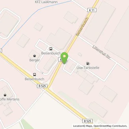 Standortübersicht der Tankstelle RAILAND Raiffeisen AG in 48301 Nottuln