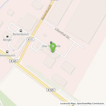 Standortübersicht der Tankstelle RAILAND Raiffeisen AG in 48301 Nottuln