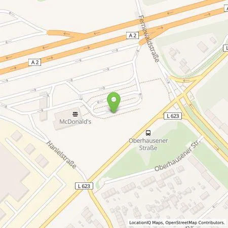 Standortübersicht der Tankstelle E.ON Drive Infrastructure GmbH in 46242 Bottrop