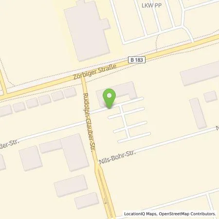 Standortübersicht der Tankstelle Chemiepark Bitterfeld-Wolfen GmbH in 06749 Bitterfeld-Wolfen