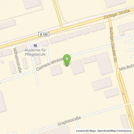 Standortübersicht der Tankstelle Chemiepark Bitterfeld-Wolfen GmbH in 06749 Bitterfeld-Wolfen