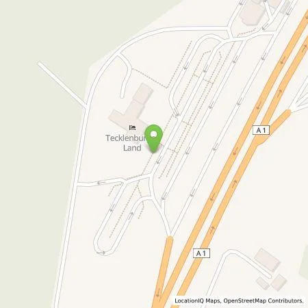 Standortübersicht der Tankstelle E.ON Drive Infrastructure GmbH in 49545 Tecklenburg