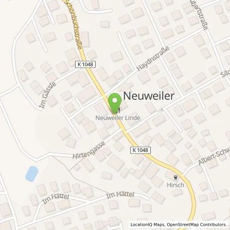 Standortübersicht der Tankstelle Elektro Breitling GmbH in 71093 Weil im Schönbuch