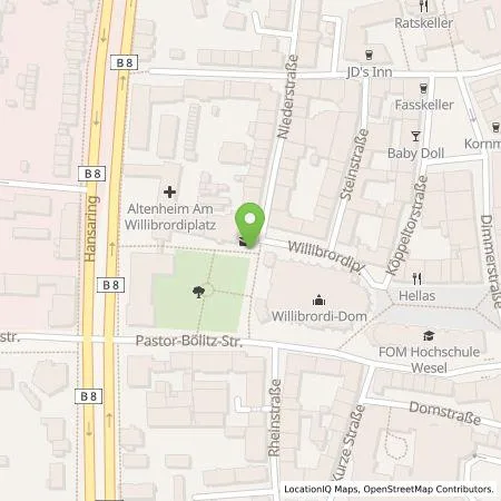 Standortübersicht der Tankstelle Stadtwerke Wesel GmbH in 46483 Wesel