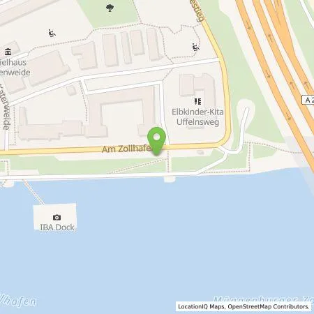 Standortübersicht der Tankstelle Hamburger Energiewerke Mobil GmbH in 20539 Hamburg