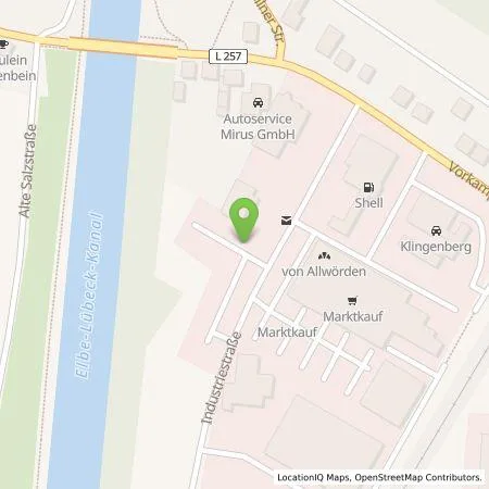 Standortübersicht der Tankstelle Vereinigte Stadtwerke GmbH in 23879 Mölln