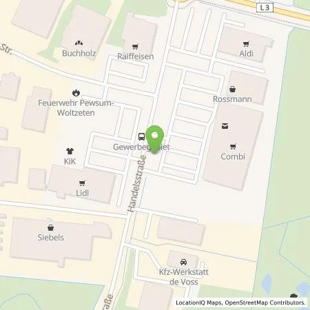 Standortübersicht der Tankstelle EWE Go GmbH in 26736 Krummhörn