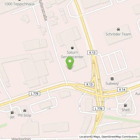 Standortübersicht der Tankstelle HomE of Mobility GmbH in 33609 Bielefeld