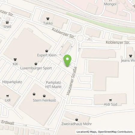 Standortübersicht der Tankstelle EWE Go GmbH in 56727 Mayen