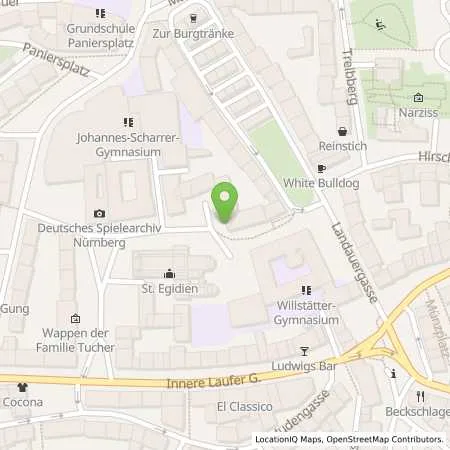 Standortübersicht der Tankstelle N-ERGIE Aktiengesellschaft in 90403 Nürnberg