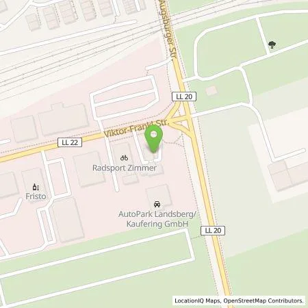 Standortübersicht der Tankstelle Shell Deutschland GmbH in 86916 Kaufering