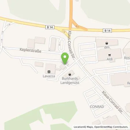 Standortübersicht der Tankstelle Shell Deutschland GmbH in 92533 Wernberg