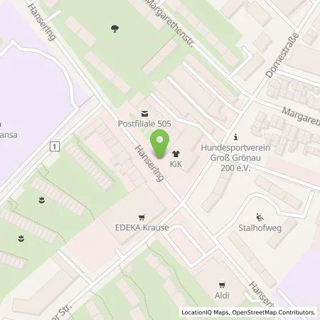 Standortübersicht der Tankstelle Stadtwerke Lübeck Energie GmbH in 23558 Lübeck