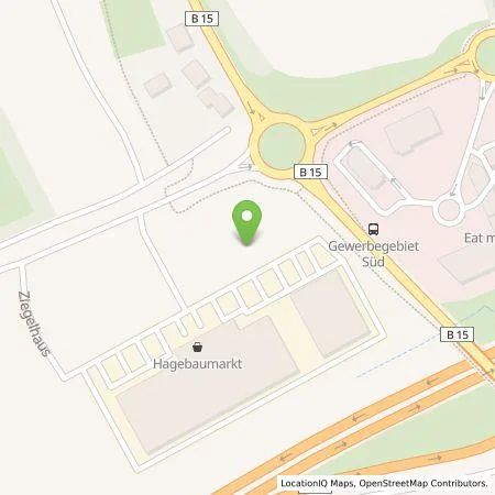 Standortübersicht der Tankstelle EWE Go GmbH in 84405 Dorfen