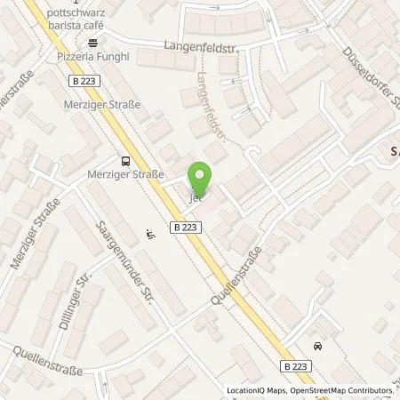 Standortübersicht der Tankstelle JET Tankstellen Deutschland GmbH in 45481 MUELHEIM