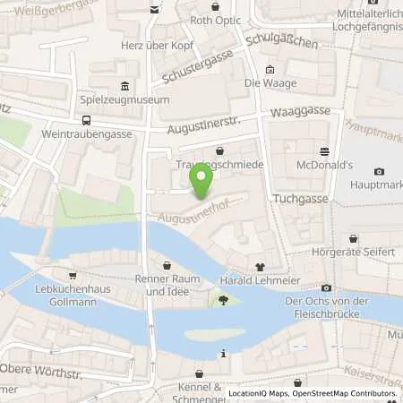 Standortübersicht der Tankstelle N-ERGIE Aktiengesellschaft in 90403 Nürnberg