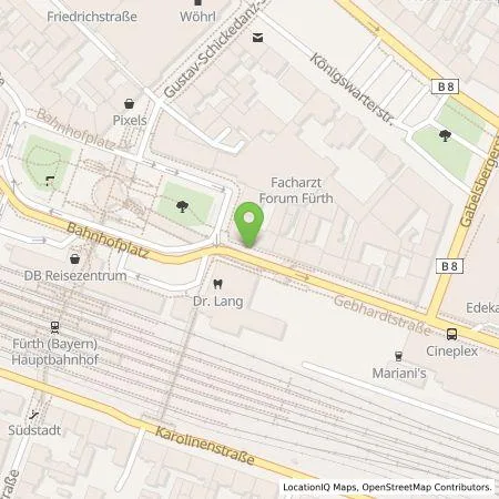 Standortübersicht der Tankstelle infra fürth service gmbh in 90762 Fürth