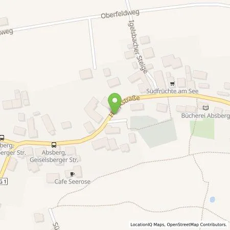 Standortübersicht der Tankstelle N-ERGIE Aktiengesellschaft in 91720 Absberg