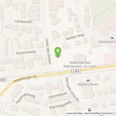 Standortübersicht der Tankstelle EWE Go GmbH in 26160 Bad Zwischenahn