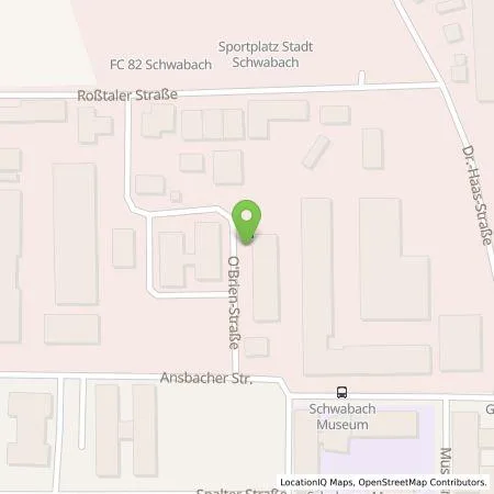 Standortübersicht der Tankstelle Stadtdienste Schwabach GmbH in 91126 Schwabach