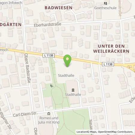 Standortübersicht der Tankstelle SWLB Mobilität GmbH in 71679 Asperg