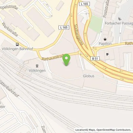 Standortübersicht der Tankstelle EnBW mobility+ AG und Co.KG in 66333 Völklingen