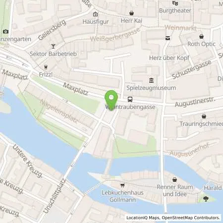 Standortübersicht der Tankstelle N-ERGIE Aktiengesellschaft in 90403 Nürnberg