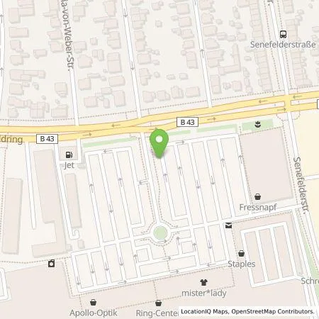 Standortübersicht der Tankstelle Tesla Germany GmbH in 63069 Offenbach am Main