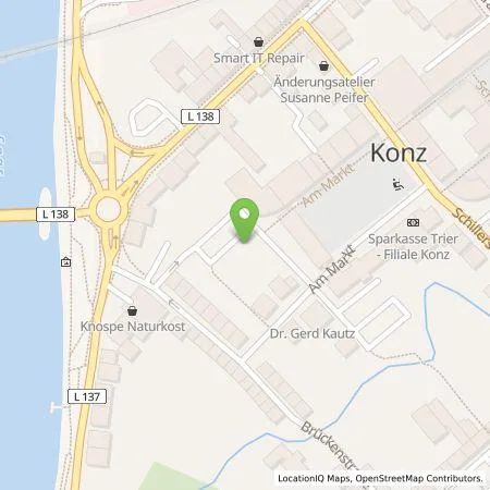 Standortübersicht der Tankstelle SWT Anstalt des öffentlichen Rechts der Stadt Trier in 54329 Konz