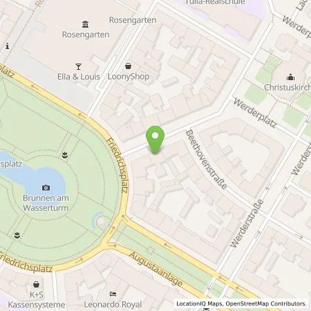 Standortübersicht der Tankstelle eze.network GmbH in 68165 Mannheim