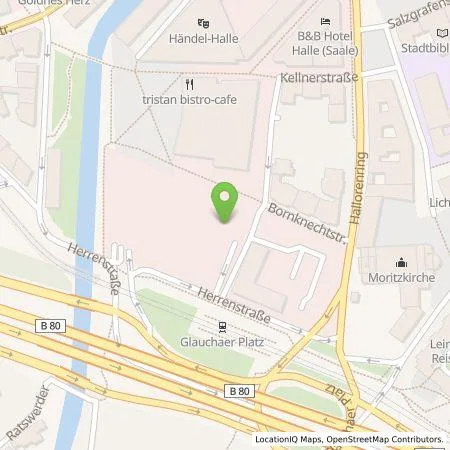 Standortübersicht der Tankstelle EVH GmbH in 06108 Halle (Saale)