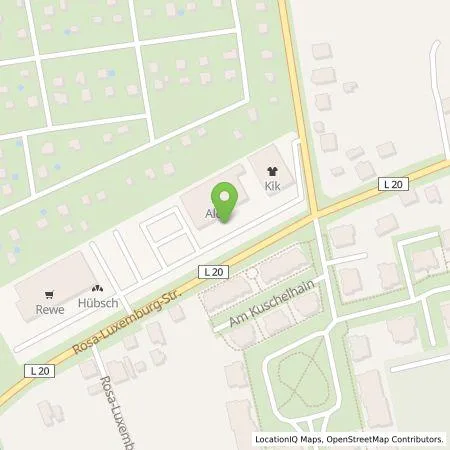 Standortübersicht der Tankstelle ALDI Nord Deutschland Stiftung & Co. KG in 16727 Velten