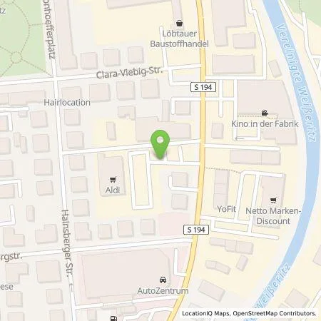 Standortübersicht der Tankstelle ALDI Nord Deutschland Stiftung & Co. KG in 01159 Dresden