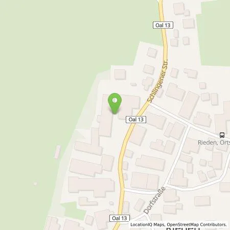 Standortübersicht der Tankstelle Schönberger Vermögensverwaltungs GmbH & Co. KG in 87668 Rieden