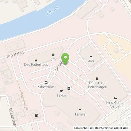 Standortübersicht der Tankstelle TotalEnergies Charging Solutions Deutschland GmbH in 17389 Anklam