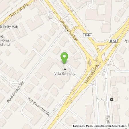 Standortübersicht der Tankstelle APCOA Deutschland GmbH in 60596 Frankfurt am Main