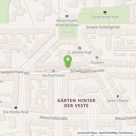 Standortübersicht der Strom (Elektro) Tankstelle: N-ERGIE Aktiengesellschaft in 90408, Nrnberg